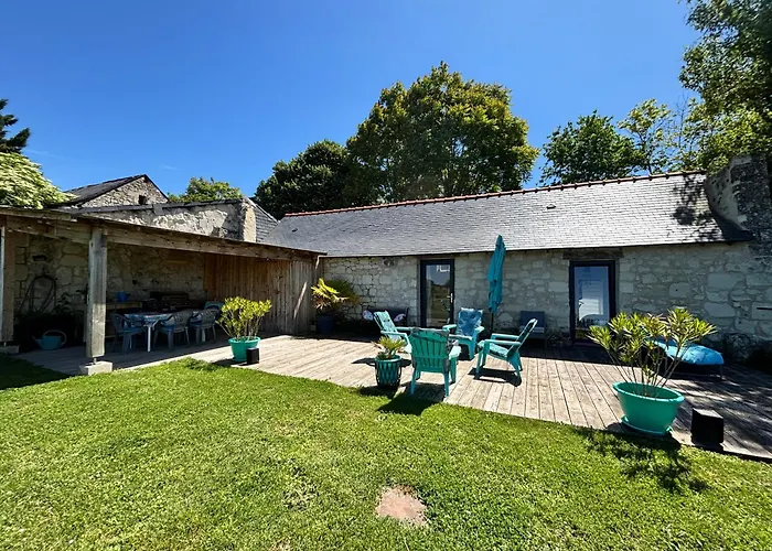 Tiny House La Poiteviniere, Terrasse, Barbecue, Saumur Gasthof